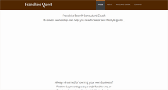 Desktop Screenshot of franchise-quest.com